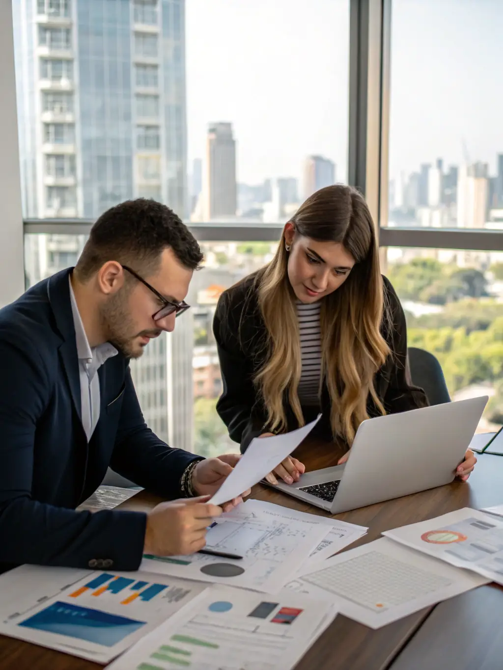 A team of marketers analyzing data and planning campaigns on digital devices, illustrating Kingsteele Creative's digital marketing campaign services.